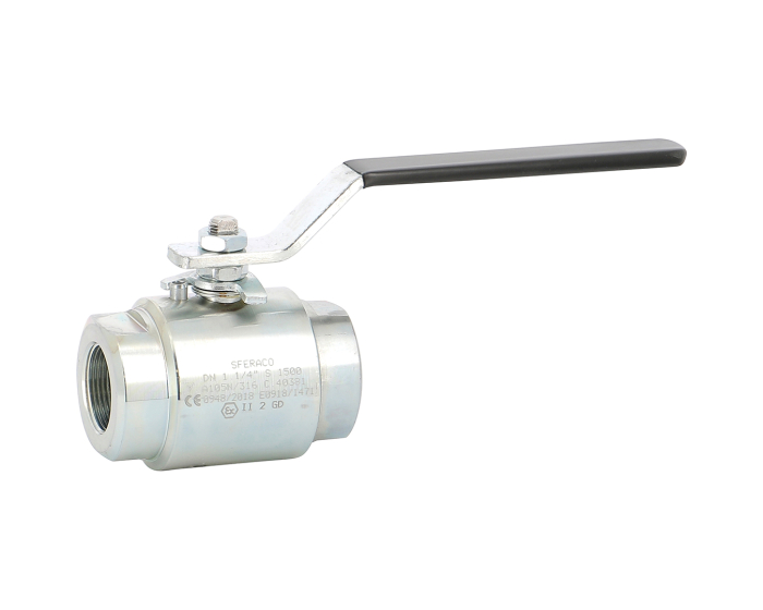 Carbon steel ball valve 734 2-piece body Forged 1500lbs